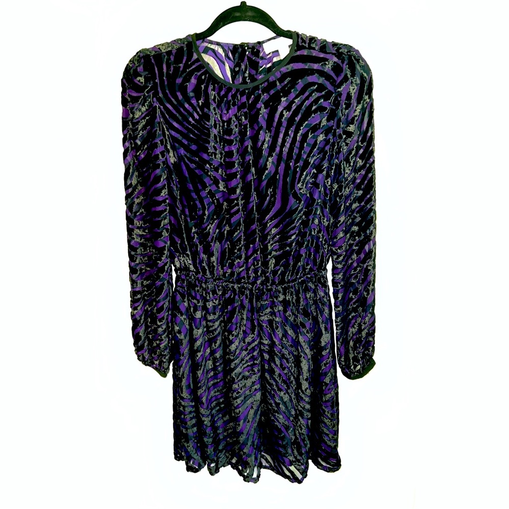 Michael Michael Kors animal print velvet dress